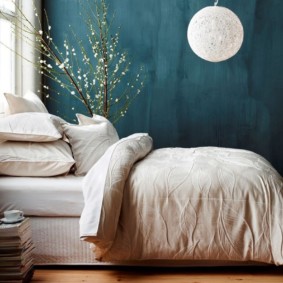 options de chambre bleue