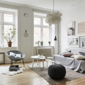 Scandinavian style living room design ideas