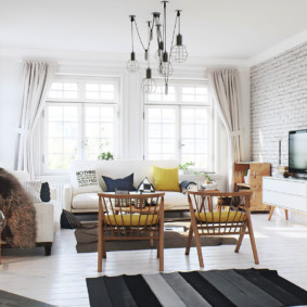 Scandinavian style living room design ideas