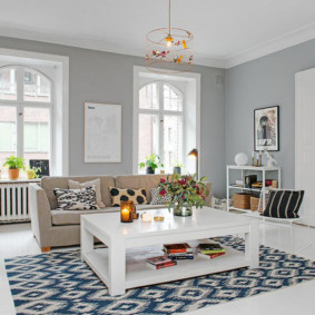 Scandinavian style living room interior ideas