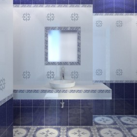 idee di decorazione per piastrelle del bagno