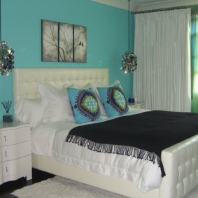 turquoise bedroom decor photo