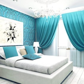 chambre dans des idées de décoration bleue