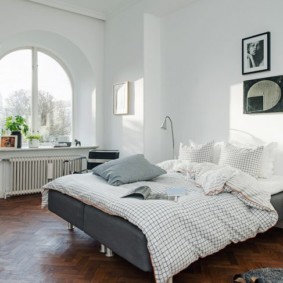 Conception de photo de chambre scandinave