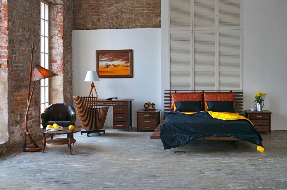 intérieur chambre idées loft