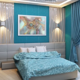 turquoise bedroom photo decor