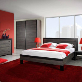 idées de décoration de chambre rouge