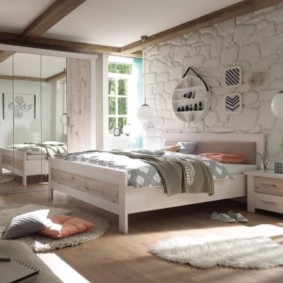 Design de chambre de style scandinave