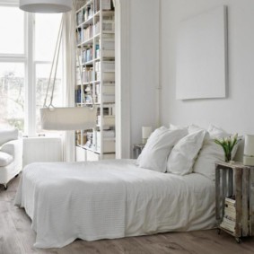 Photo de design de chambre scandinave