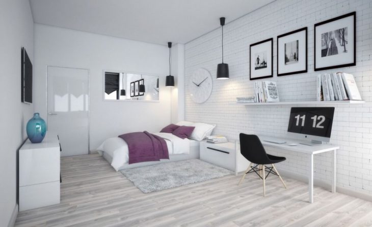 Chambre de style scandinave