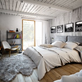 photo de conception de chambre loft