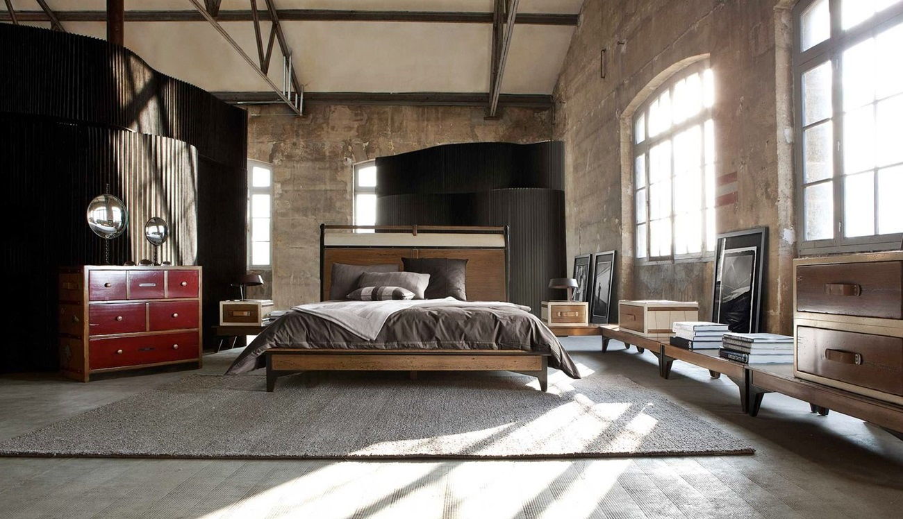 options d'idées de chambre loft