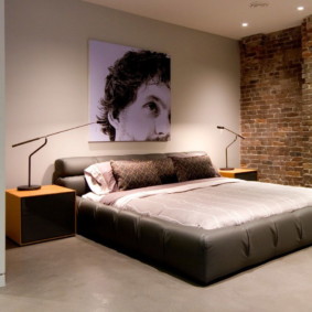 chambre loft vue photo