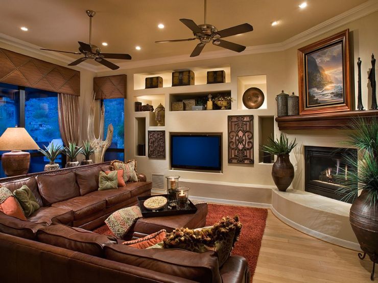 country style living room interior photo