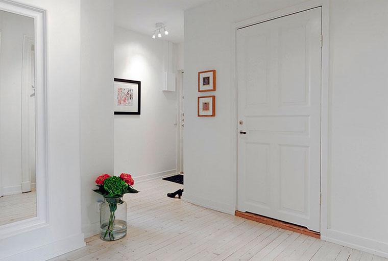 portes lumineuses dans les options de l'appartement