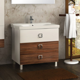 armoire pour une photo de salle de bain