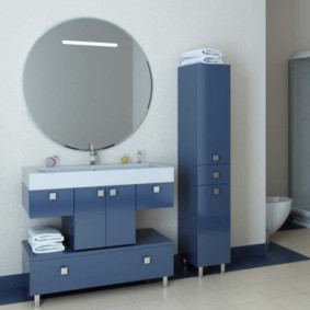 foto di design dell'armadietto del bagno