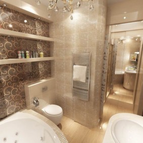 salle de bain avec meubles options premium photo