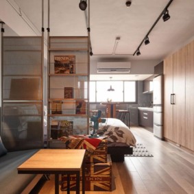 loft dans un petit espace détente appartement