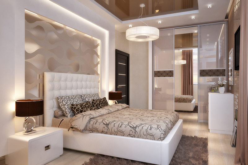 bedroom 15 sq. meters decoration