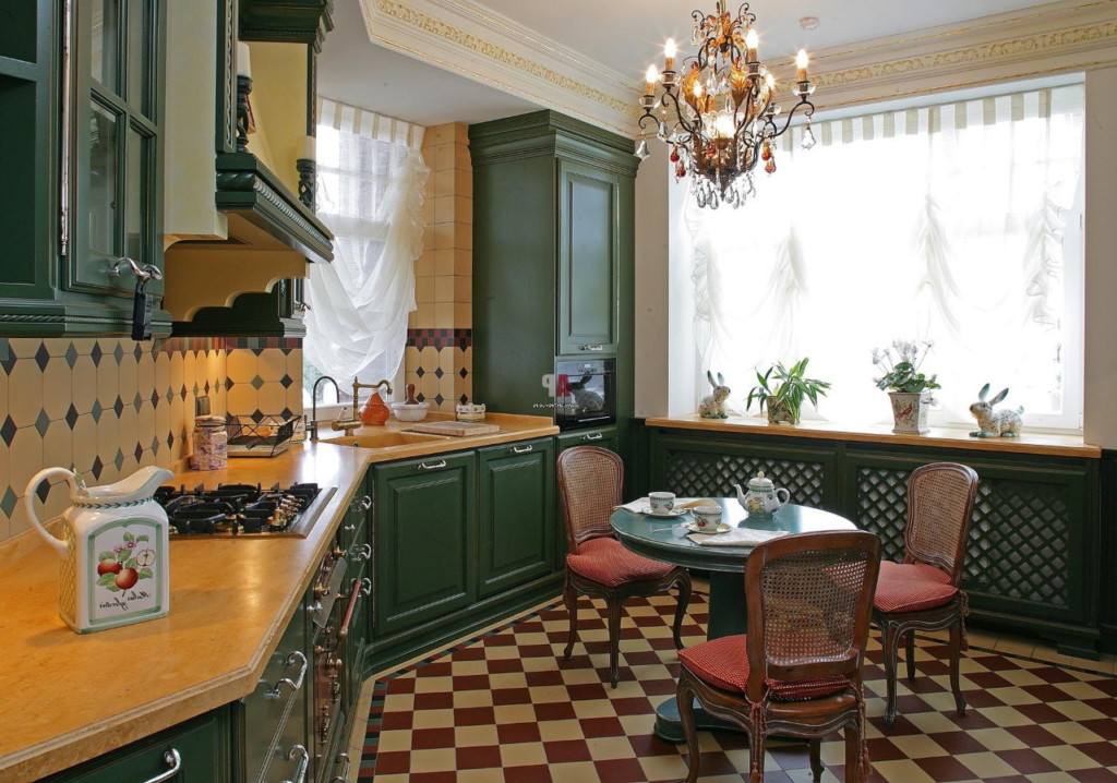 Intérieur de cuisine de style britannique