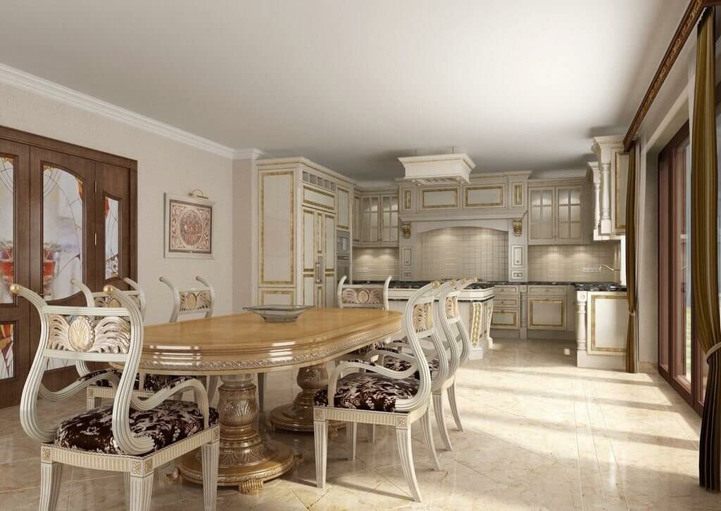 soffitto sbiancato in cucina