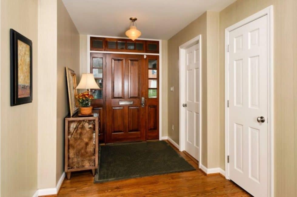 Solid wood panel doors