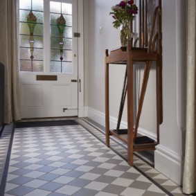 hallway floor design interiør ideer