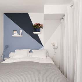 chambre moderne aux couleurs vives photo