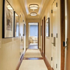 narrow corridor in apartment design ideas