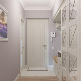 couloir long et étroit dans les idées d'appartements