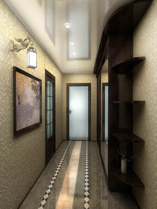 narrow corridor in a panel house decor ideas