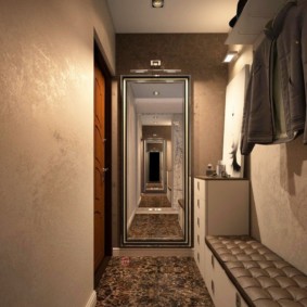 narrow corridor in the apartment decor ideas