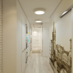 narrow corridor in the apartment design ideas