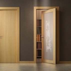 Swing door combined design