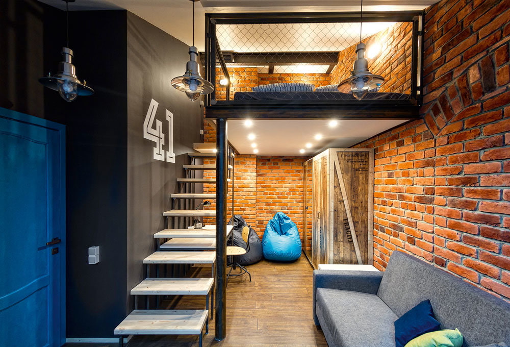 Loft superposé dans un studio