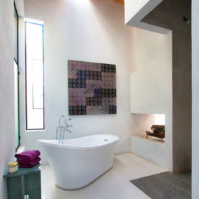 Minimalist style bathroom design