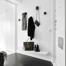 Intérieur de couloir de style scandinave