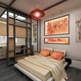 Japanese-style bedroom interior