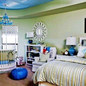 Plafond duplex dans la chambre