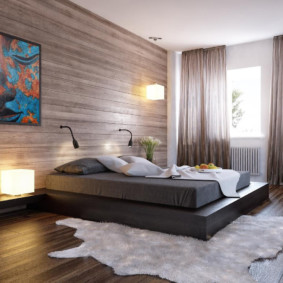 Brown bedroom design