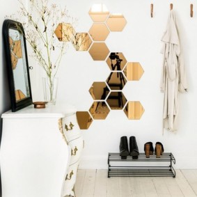 Honeycomb Mirror Tile