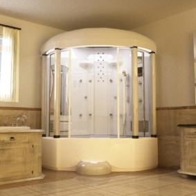 Salle de bain beige