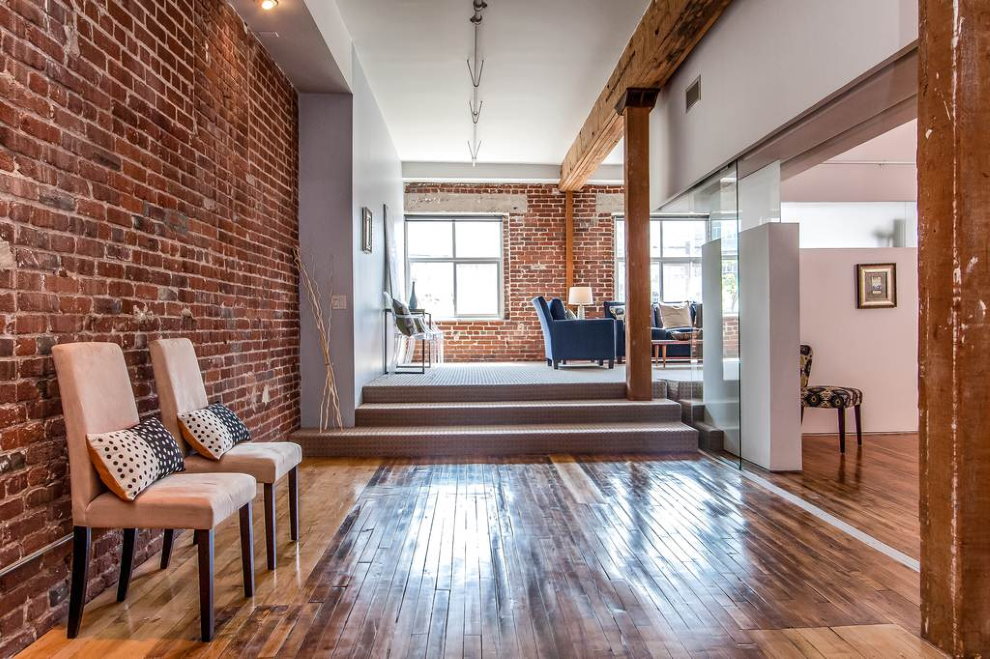 Loft interior of a private house