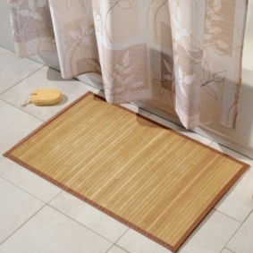 tapis de bain design photo