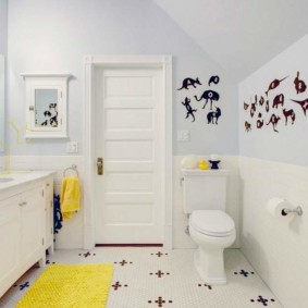 idee di decorazione per tappeti da bagno