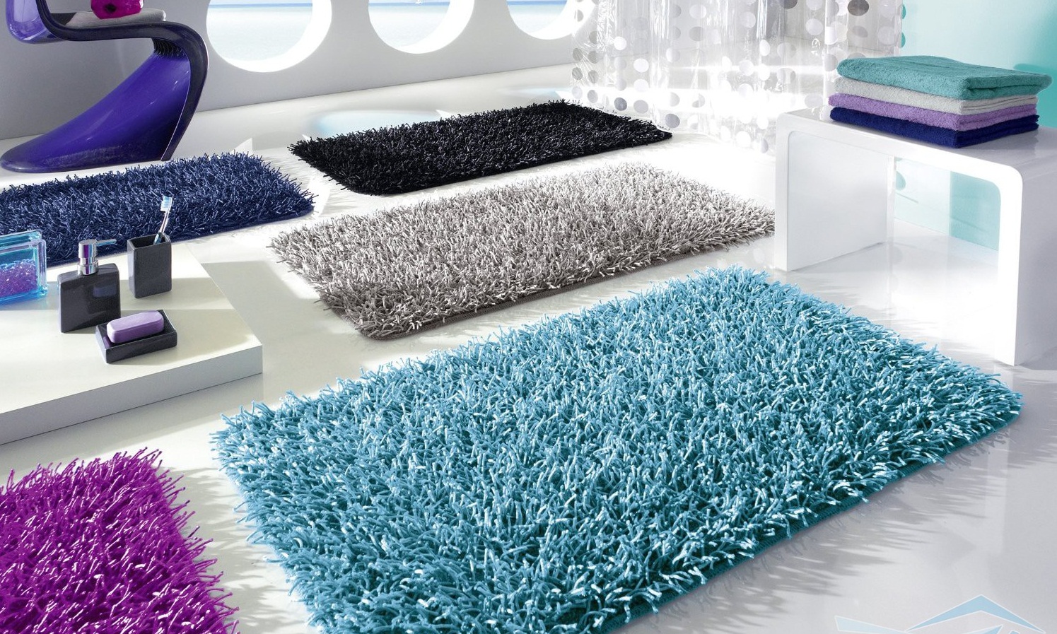 conception de tapis de salle de bain