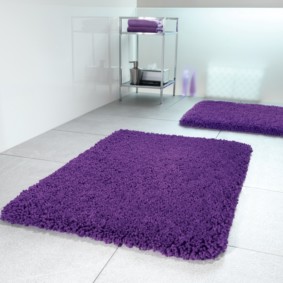 idées de décoration de tapis de salle de bain