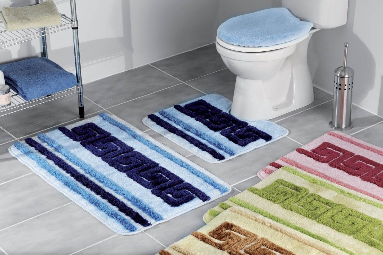 idées de conception de tapis de salle de bain