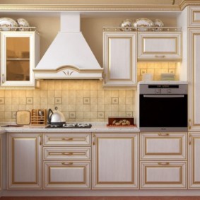 cucina con idee patina all'interno